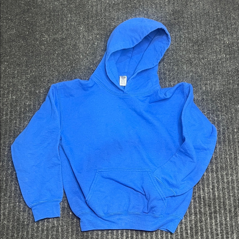 Gildan Kids Blue Hoodie size S